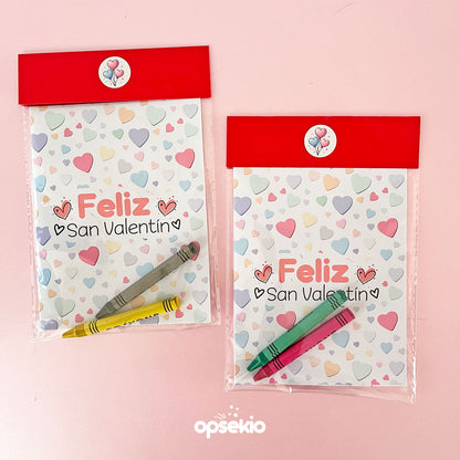 Regalos 14 de febrero activity book