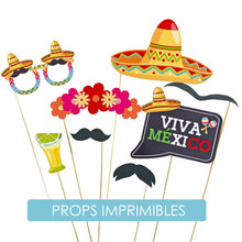 Props fiesta mexicana para imprimir