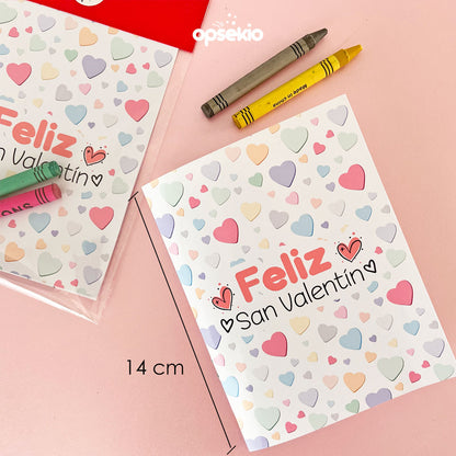 Regalos 14 de febrero activity book