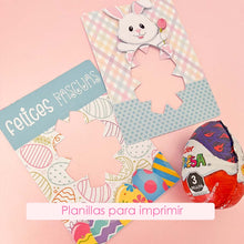 Tarjetas para huevos de pascua para imprimir (holders)