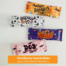 Halloween - Envolturas de chocolate para imprimir