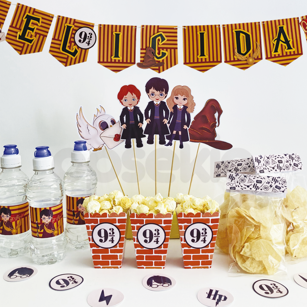 Globos Harry Potter Kit Decoración Cumpleaños